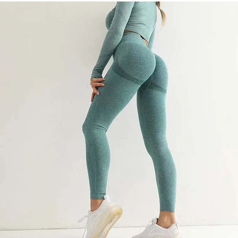 Best High Quality Women's Gym Wear Best High Waist TikTok Pants Yoga Leggings ODM Supply Workout Fitness Clothing