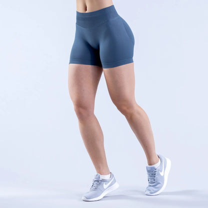 High Quality Custom Logo XL High Waist Yoga Pants Wear Seamless Scrunch Workout Gym Shorts Leggings for Women Sport