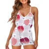 Print on Demand Custom-Made Sexy Sleeveless Spaghetti Strap Jumpsuit for Women Short Style Knitted Sports Casual Quick Dry
