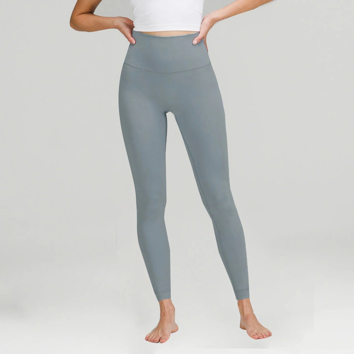 Yuhong High Waisted Seamless Leggings Logo Women Scrunch Butt Seamless Yoga Leggings Print Training Leggings Bra Set Quick Dry S